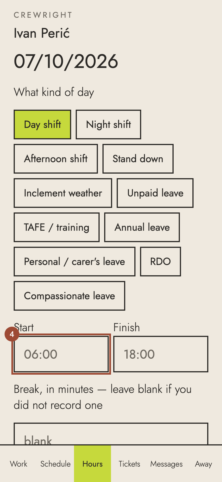 Step 4: …when you started…